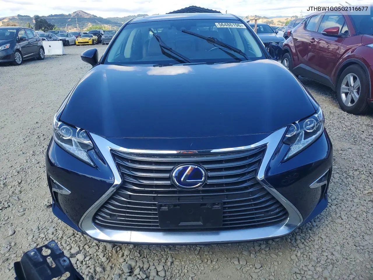 2016 Lexus Es 300H VIN: JTHBW1GG5G2116677 Lot: 56486196