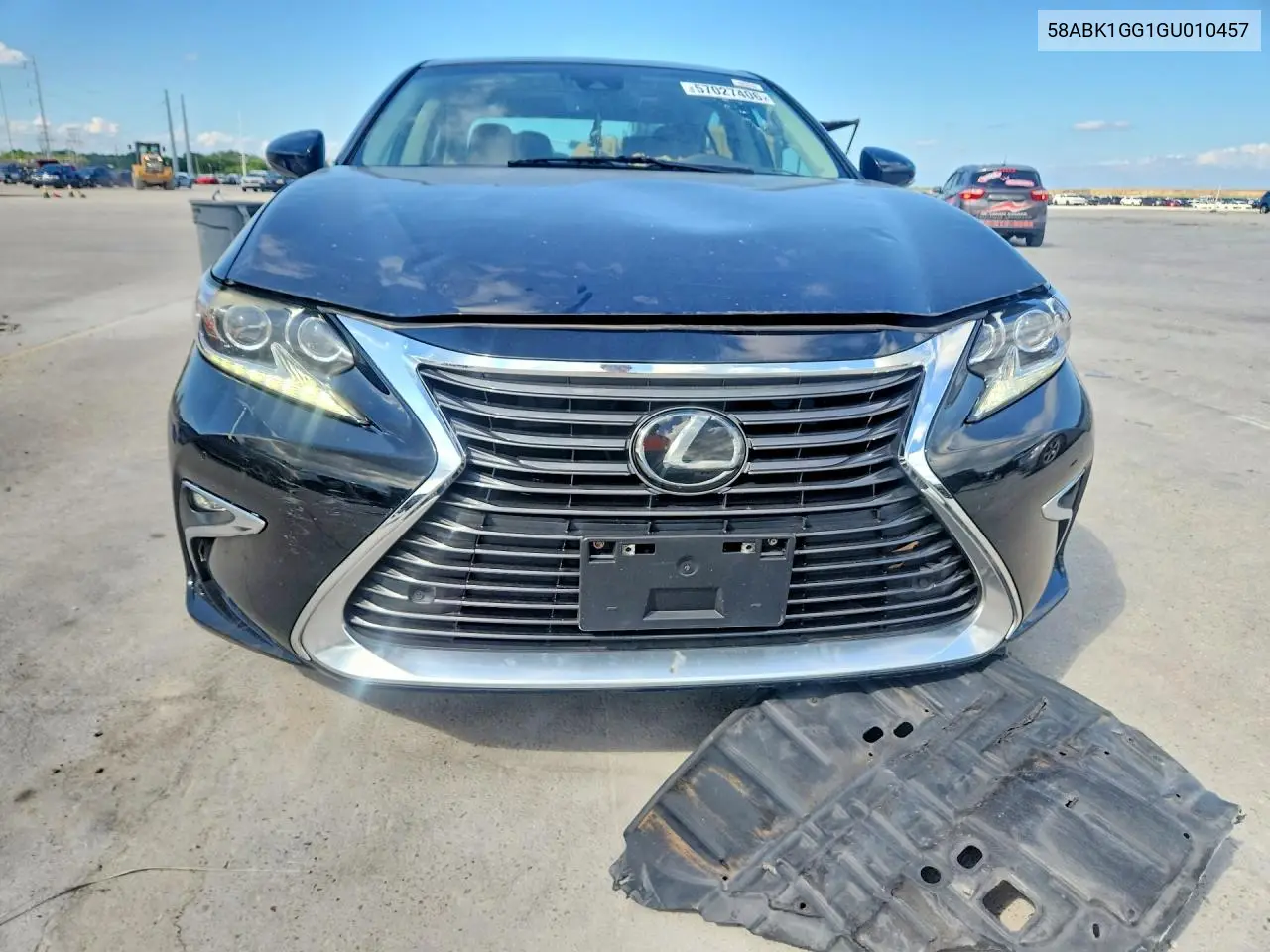 2016 Lexus Es 350 VIN: 58ABK1GG1GU010457 Lot: 57027406