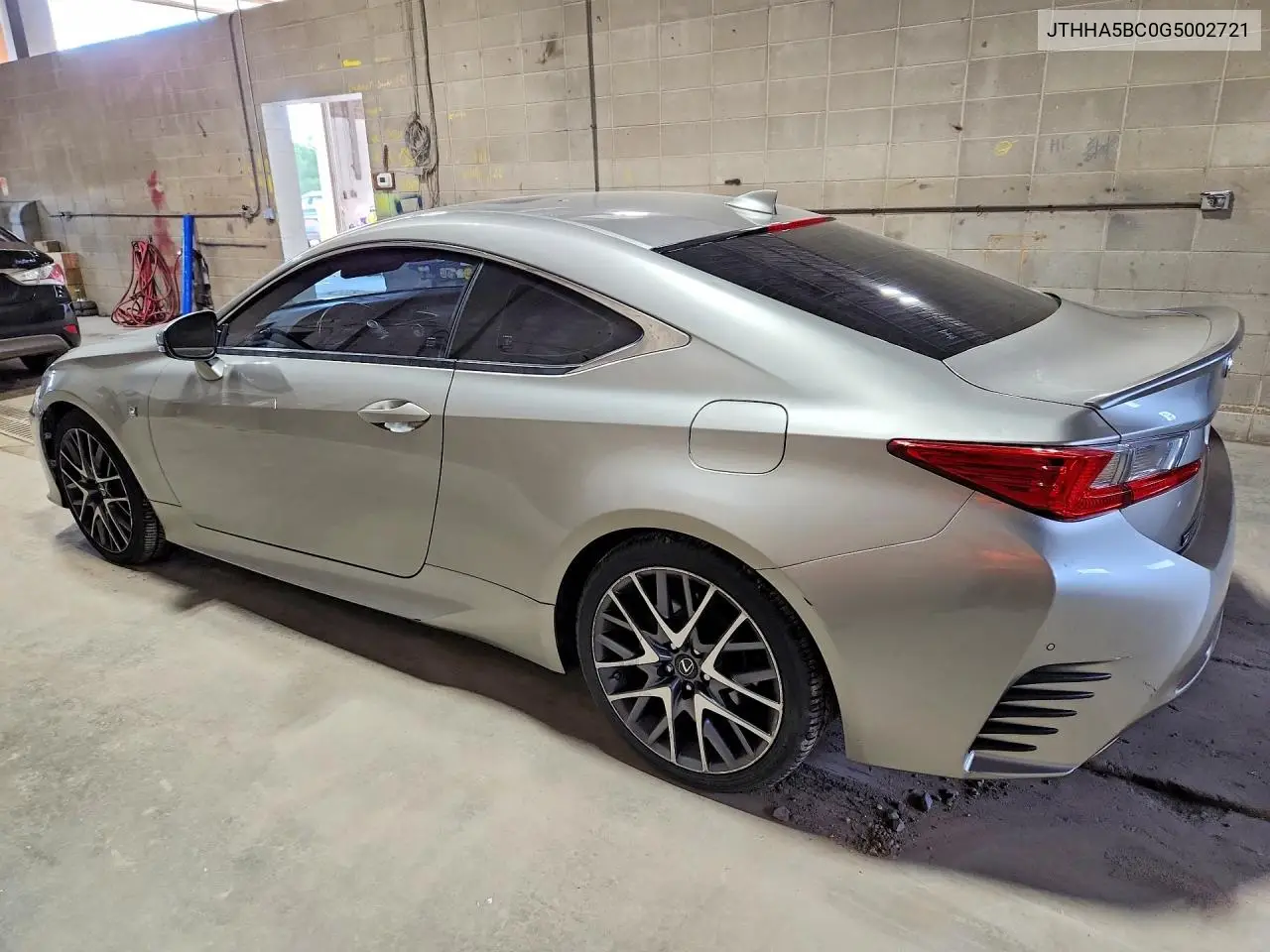 2016 Lexus Rc 200T VIN: JTHHA5BC0G5002721 Lot: 57069256