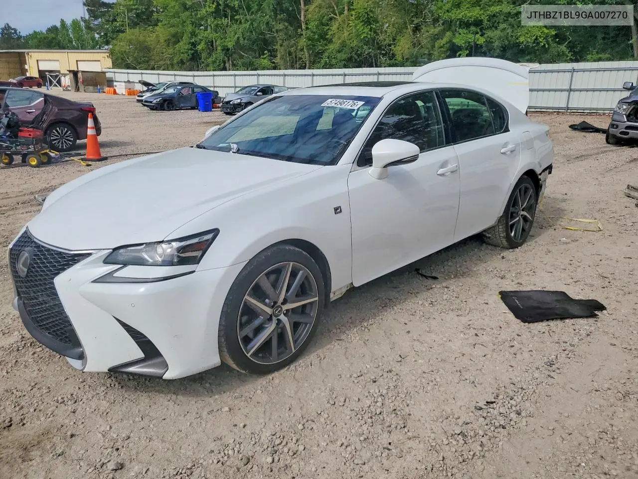 2016 Lexus Gs 350 F Sport VIN: JTHBZ1BL9GA007270 Lot: 57498176
