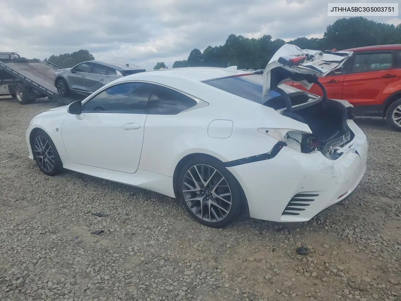 2016 Lexus Rc 200T VIN: JTHHA5BC3G5003751 Lot: 57529346