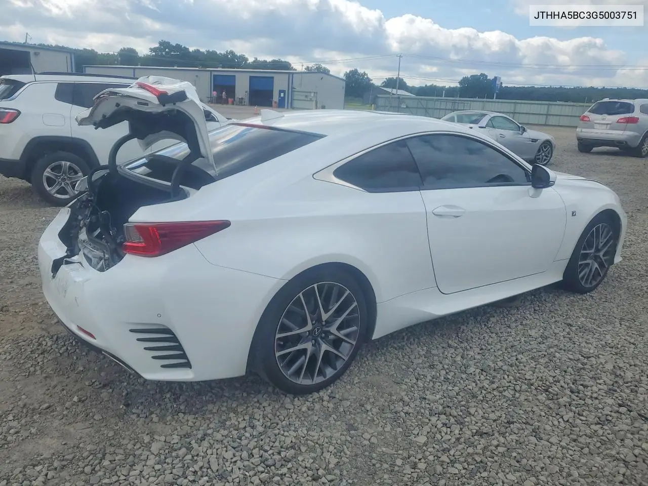 2016 Lexus Rc 200T VIN: JTHHA5BC3G5003751 Lot: 57529346
