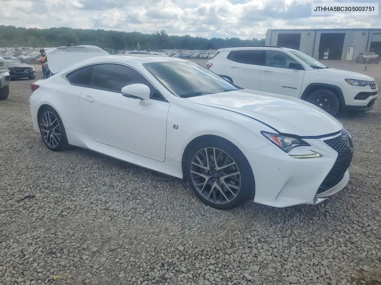 2016 Lexus Rc 200T VIN: JTHHA5BC3G5003751 Lot: 57529346
