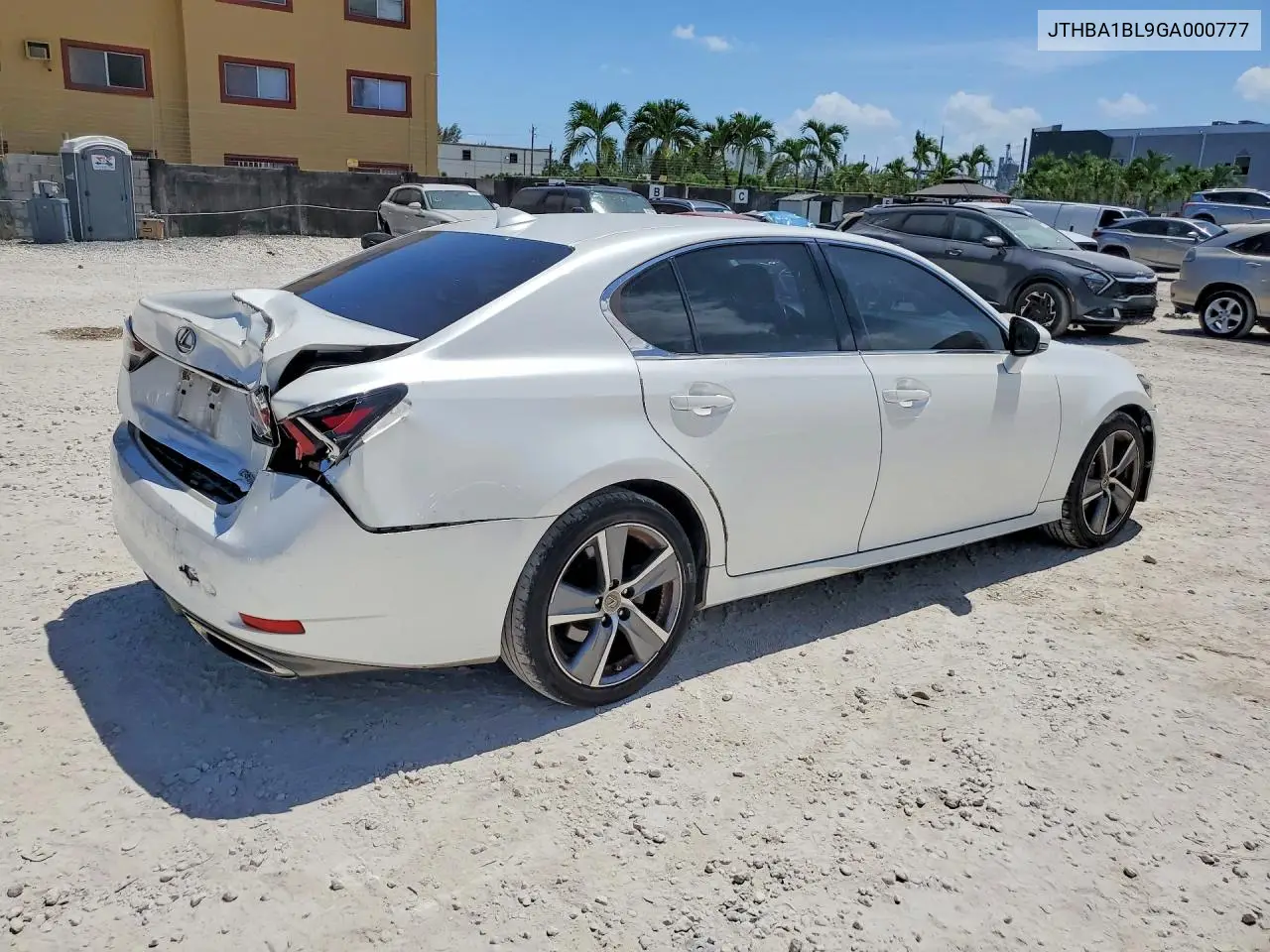 2016 Lexus Gs 200T Base VIN: JTHBA1BL9GA000777 Lot: 57719216