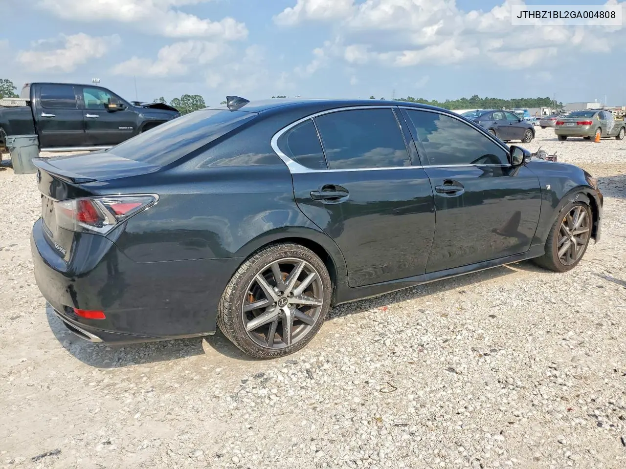 2016 Lexus Gs 350 F Sport VIN: JTHBZ1BL2GA004808 Lot: 57955486
