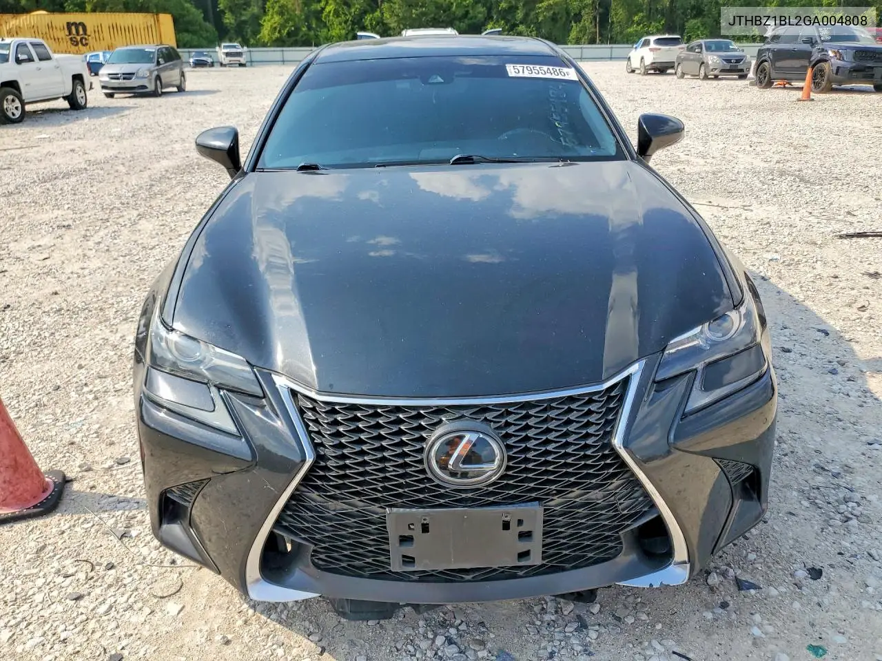 2016 Lexus Gs 350 F Sport VIN: JTHBZ1BL2GA004808 Lot: 57955486