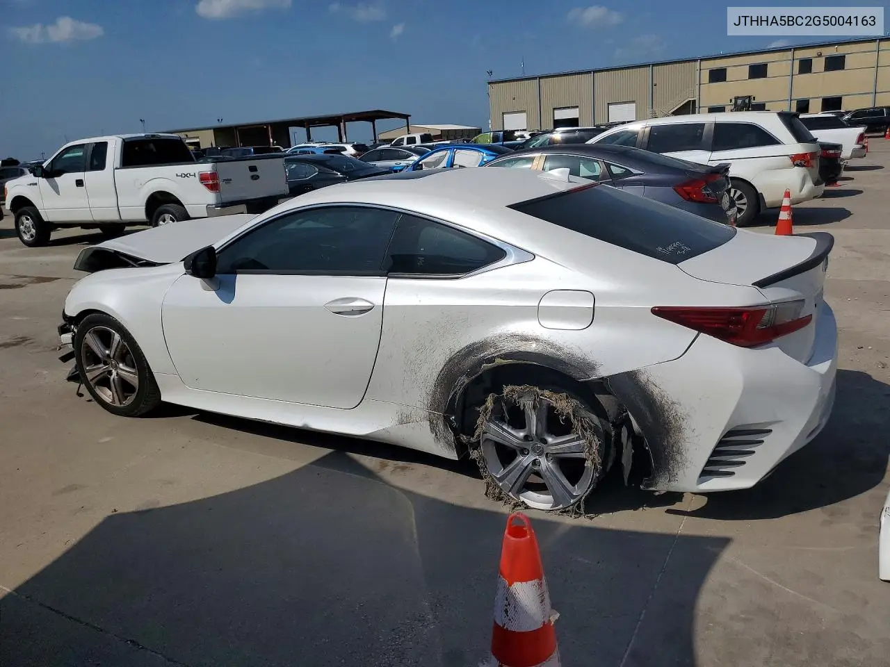 2016 Lexus Rc 200T VIN: JTHHA5BC2G5004163 Lot: 58531346