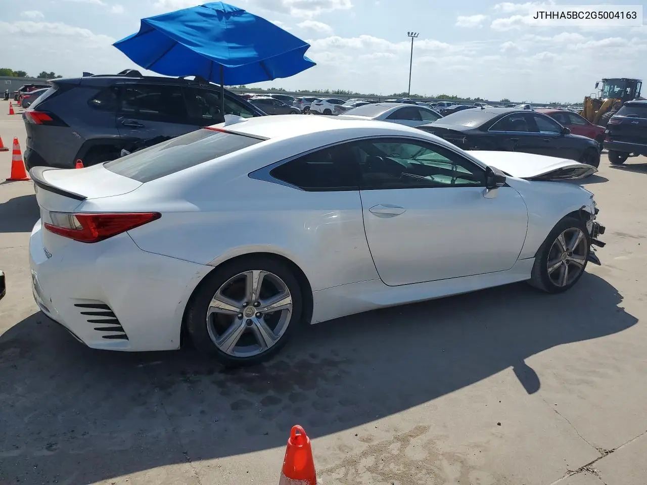 2016 Lexus Rc 200T VIN: JTHHA5BC2G5004163 Lot: 58531346