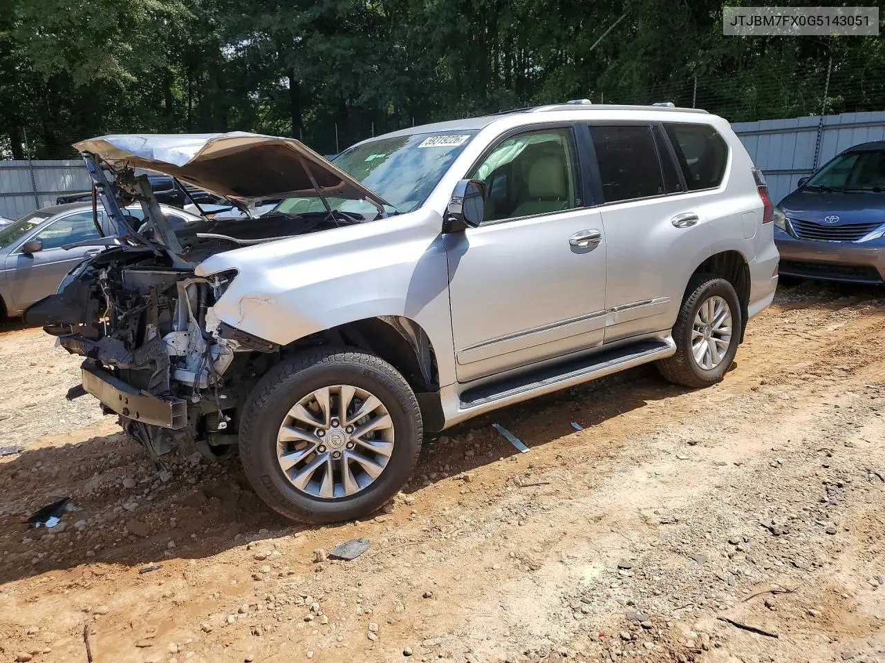 2016 Lexus Gx 460 VIN: JTJBM7FX0G5143051 Lot: 59319226