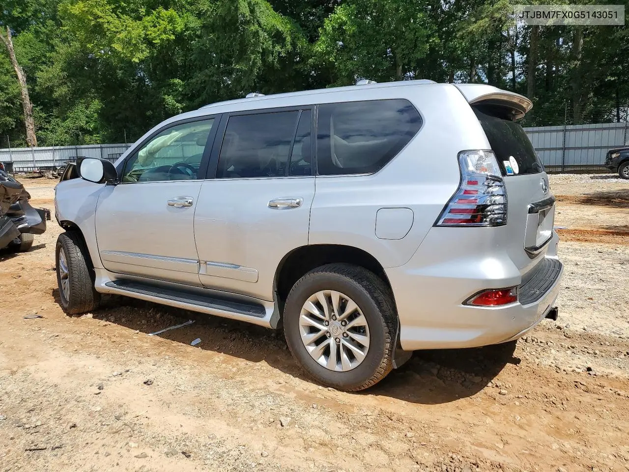 2016 Lexus Gx 460 VIN: JTJBM7FX0G5143051 Lot: 59319226