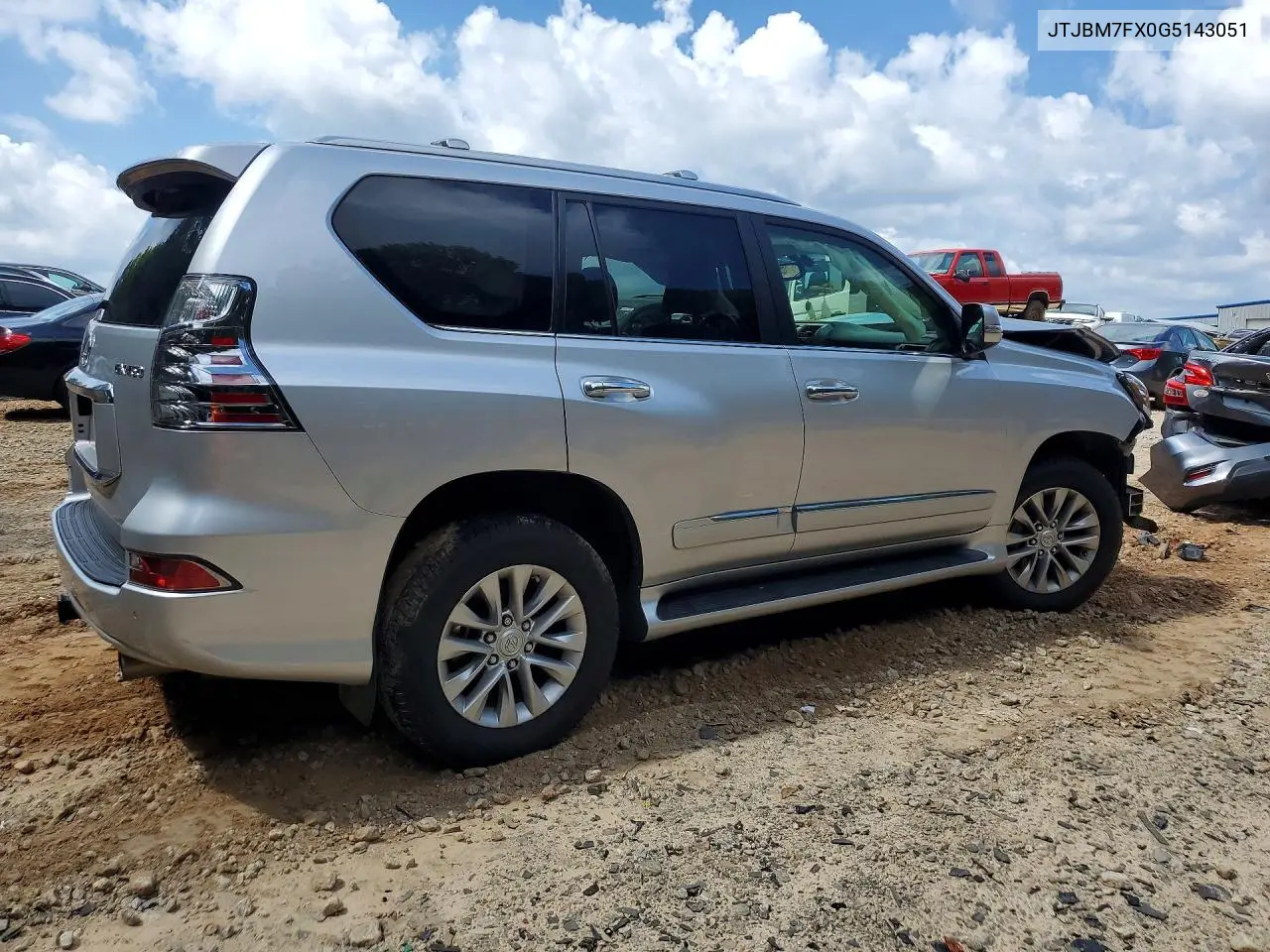 2016 Lexus Gx 460 VIN: JTJBM7FX0G5143051 Lot: 59319226
