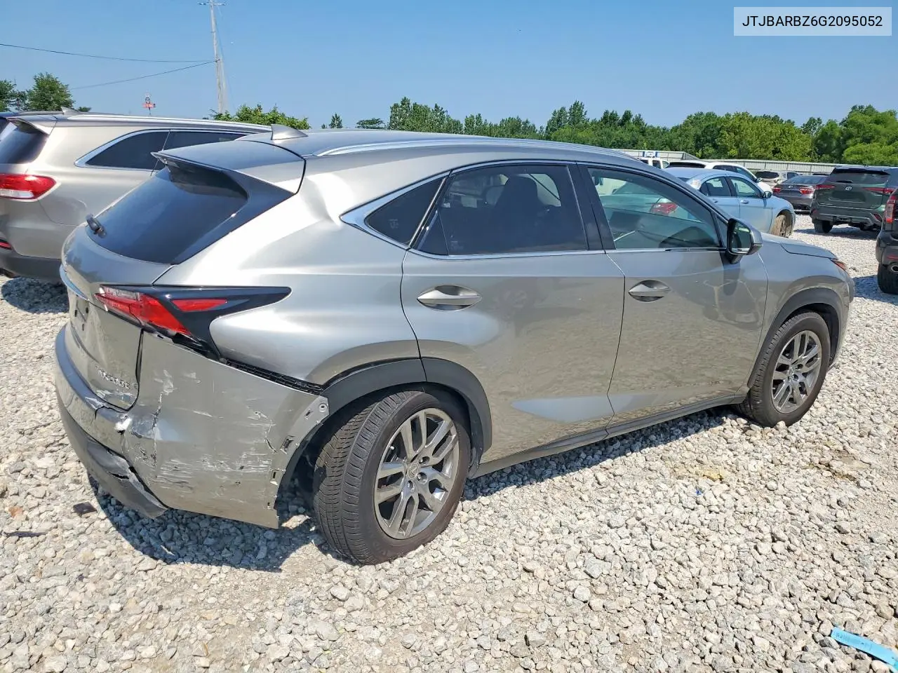 2016 Lexus Nx 200T Base VIN: JTJBARBZ6G2095052 Lot: 59964886