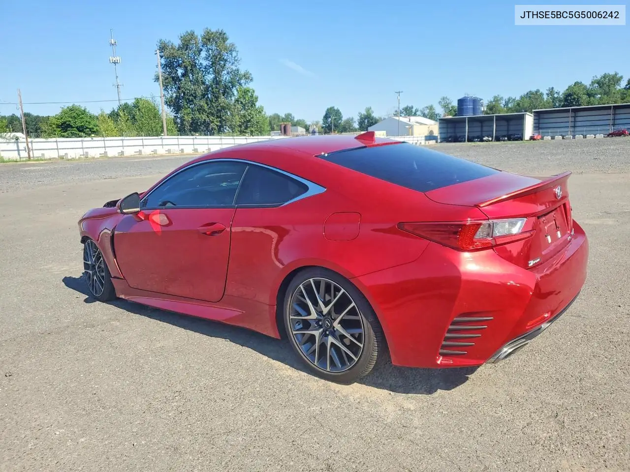 2016 Lexus Rc 350 VIN: JTHSE5BC5G5006242 Lot: 60315256