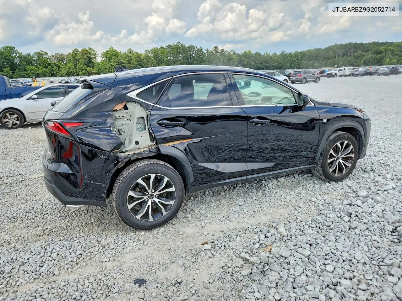 2016 Lexus Nx 200T F Sport VIN: JTJBARBZ9G2052714 Lot: 60775426
