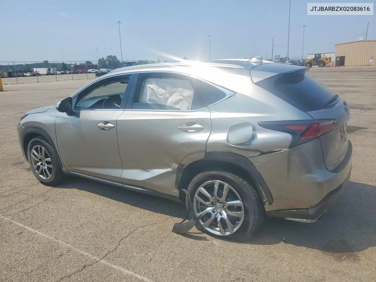 2016 Lexus Nx 200T Base VIN: JTJBARBZXG2083616 Lot: 61222726