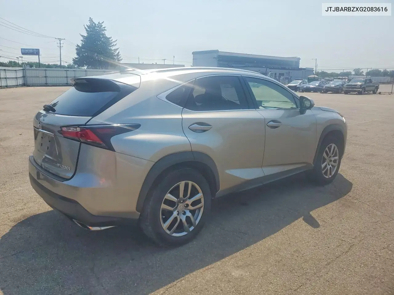 2016 Lexus Nx 200T Base VIN: JTJBARBZXG2083616 Lot: 61222726
