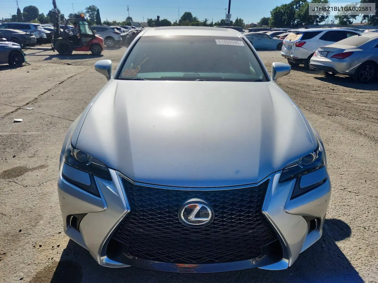 2016 Lexus Gs 350 Base VIN: JTHBZ1BL1GA002581 Lot: 61808596