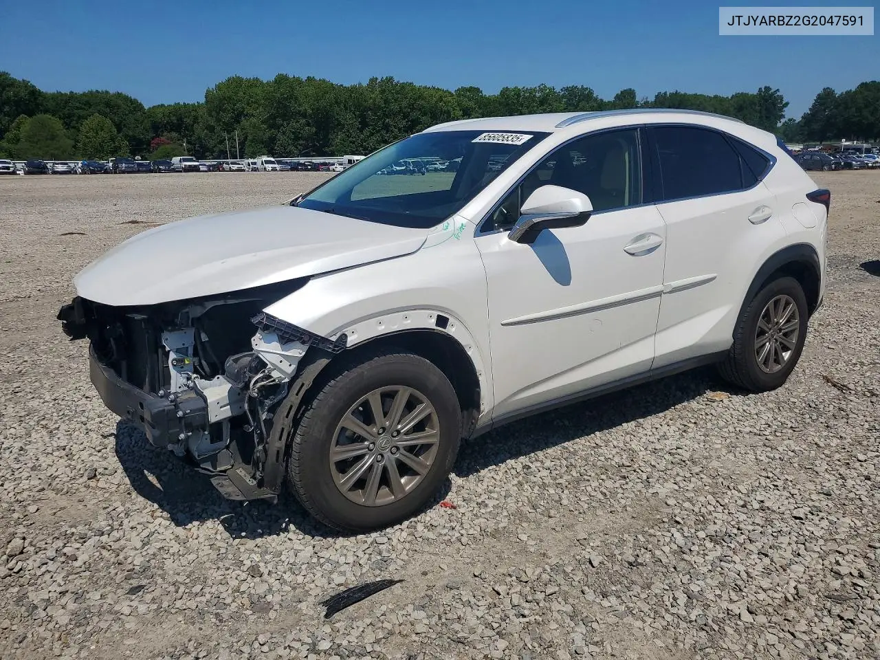 2016 Lexus Nx 200T Base VIN: JTJYARBZ2G2047591 Lot: 85605835