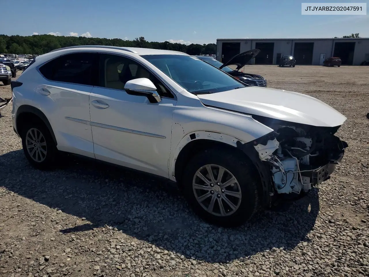 2016 Lexus Nx 200T Base VIN: JTJYARBZ2G2047591 Lot: 85605835