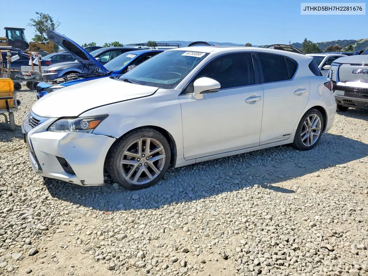 2017 Lexus Ct 200 VIN: JTHKD5BH7H2281676 Lot: 46783086