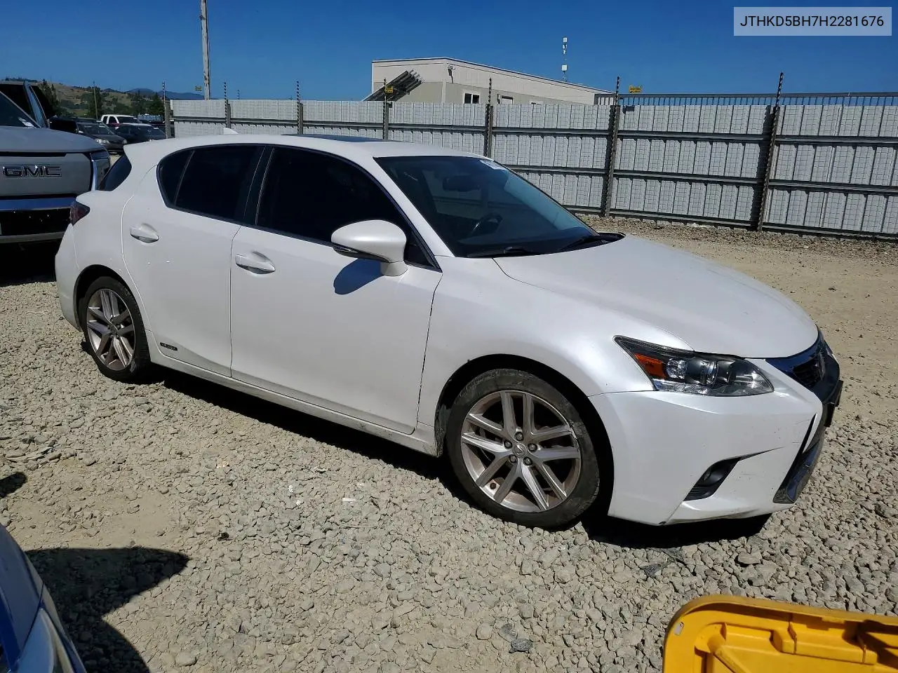 2017 Lexus Ct 200 VIN: JTHKD5BH7H2281676 Lot: 46783086