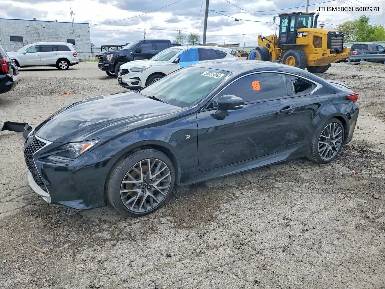 2017 Lexus Rc 300 Base VIN: JTHSM5BC6H5002978 Lot: 52685486