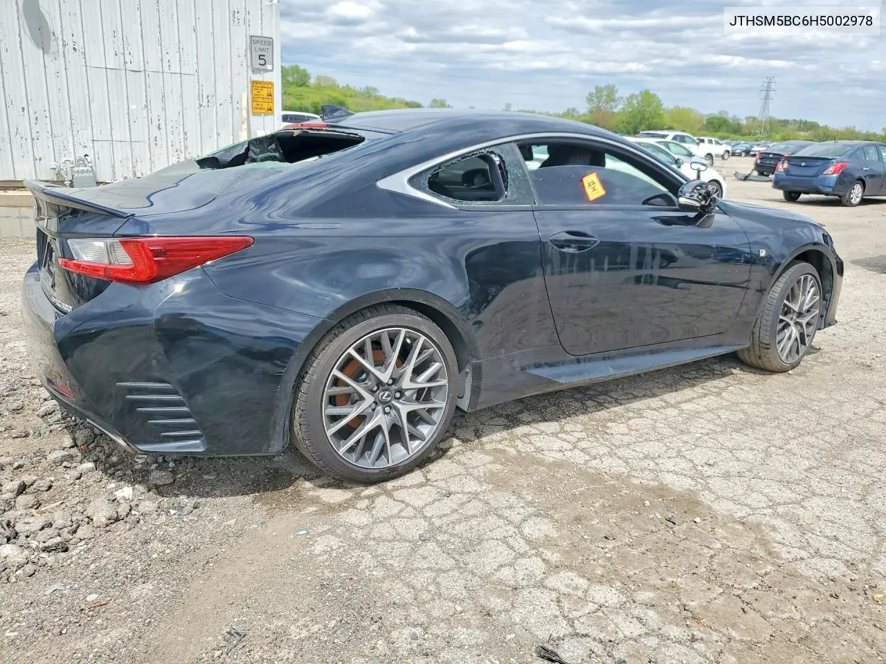 2017 Lexus Rc 300 Base VIN: JTHSM5BC6H5002978 Lot: 52685486