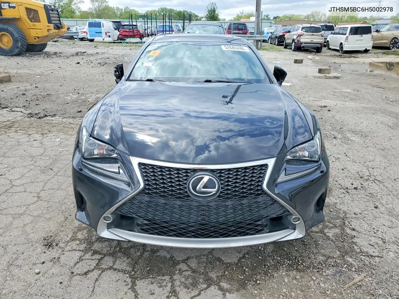 2017 Lexus Rc 300 Base VIN: JTHSM5BC6H5002978 Lot: 52685486