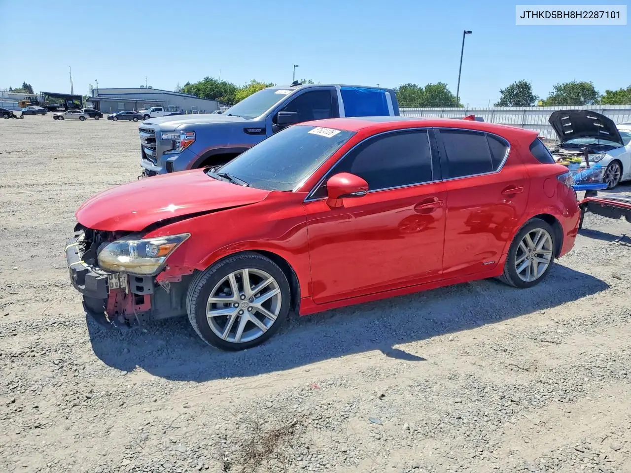 2017 Lexus Ct 200 VIN: JTHKD5BH8H2287101 Lot: 57624126