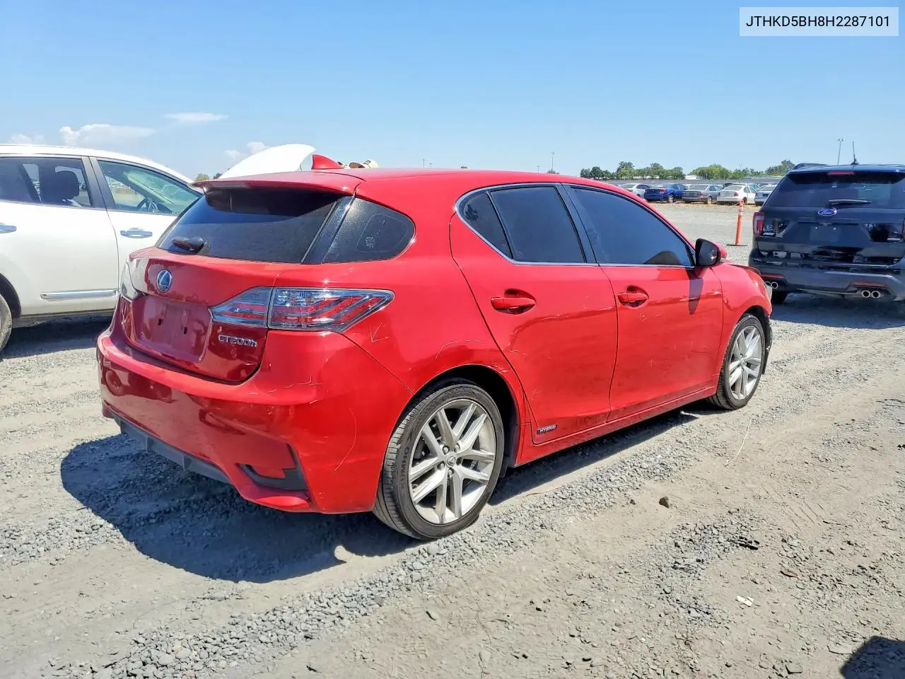 2017 Lexus Ct 200 VIN: JTHKD5BH8H2287101 Lot: 57624126