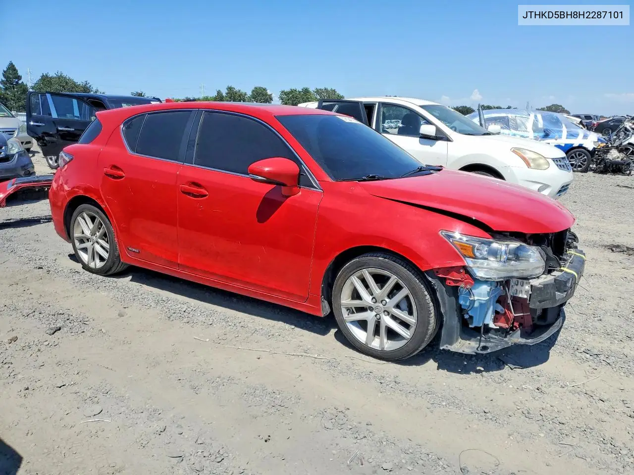 2017 Lexus Ct 200 VIN: JTHKD5BH8H2287101 Lot: 57624126