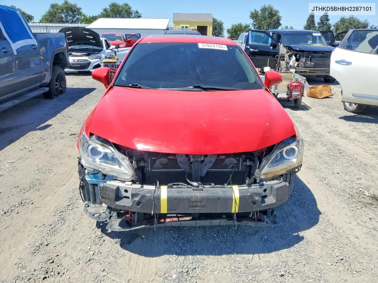 2017 Lexus Ct 200 VIN: JTHKD5BH8H2287101 Lot: 57624126