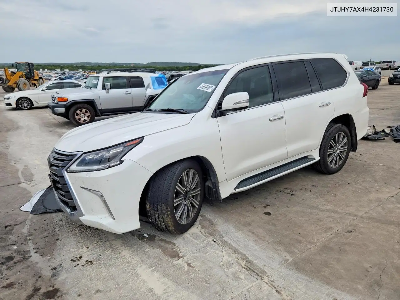 2017 Lexus Lx 570 VIN: JTJHY7AX4H4231730 Lot: 58599106
