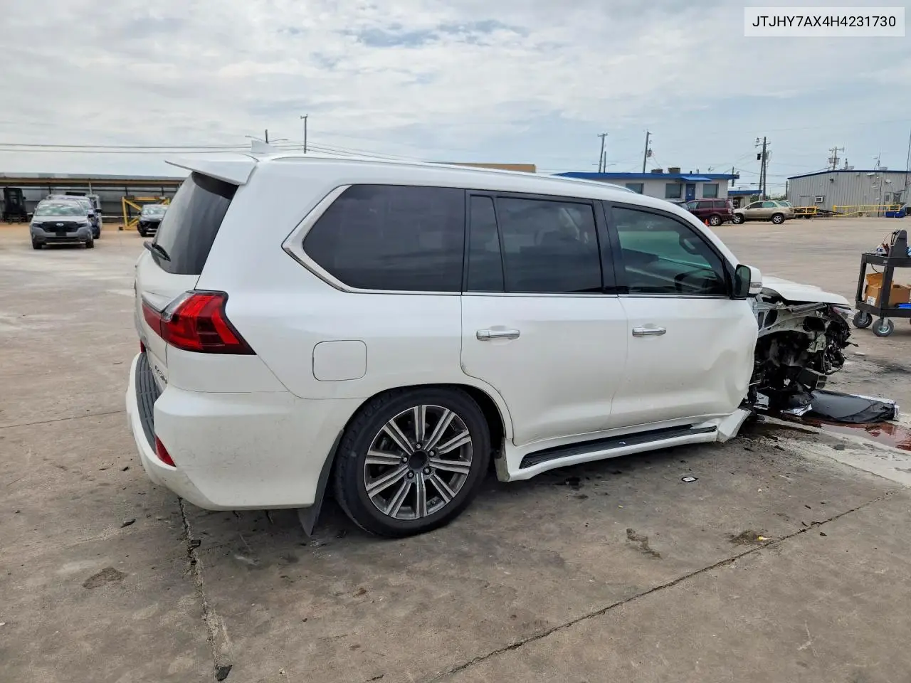 2017 Lexus Lx 570 VIN: JTJHY7AX4H4231730 Lot: 58599106