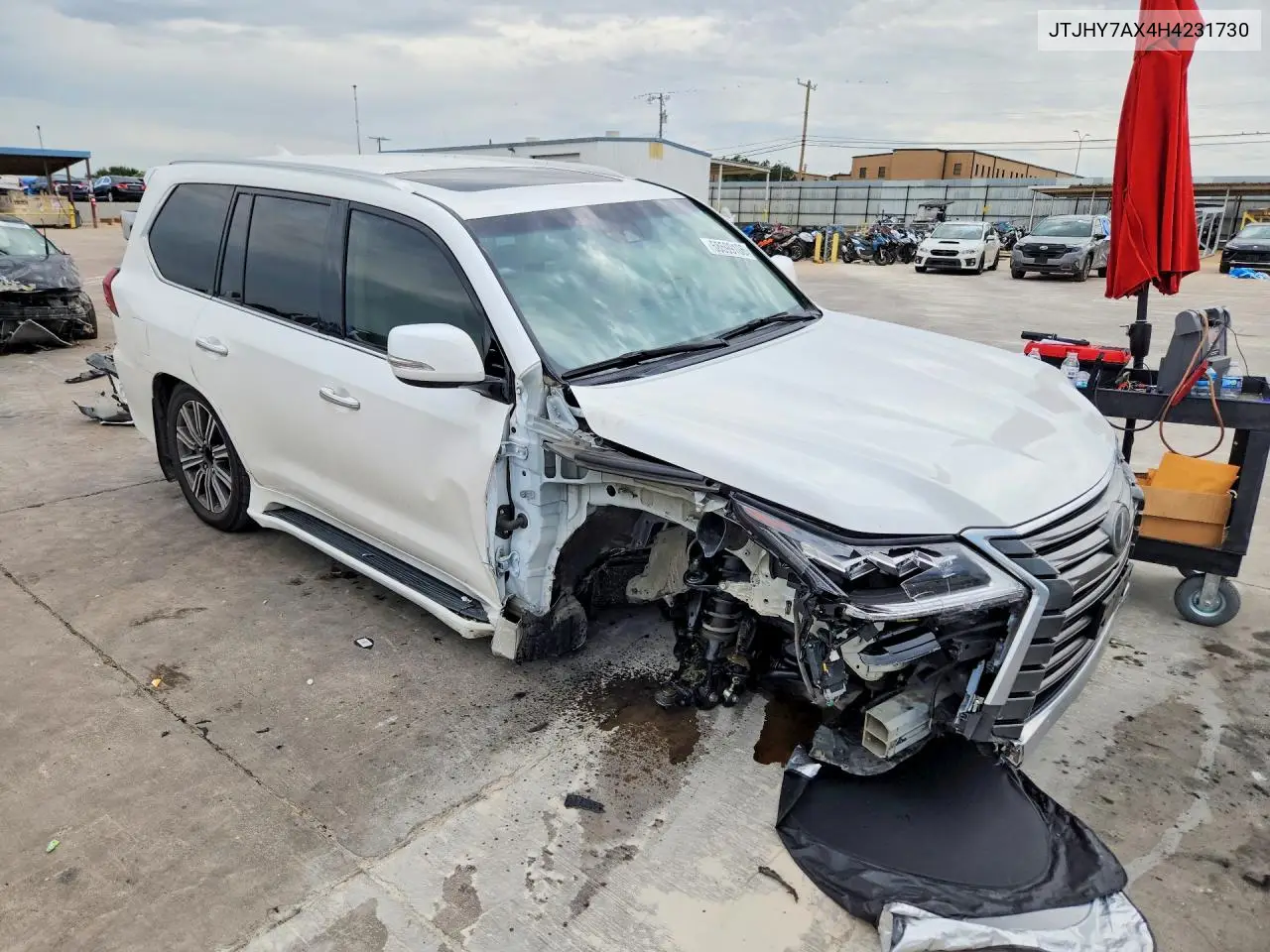 2017 Lexus Lx 570 VIN: JTJHY7AX4H4231730 Lot: 58599106