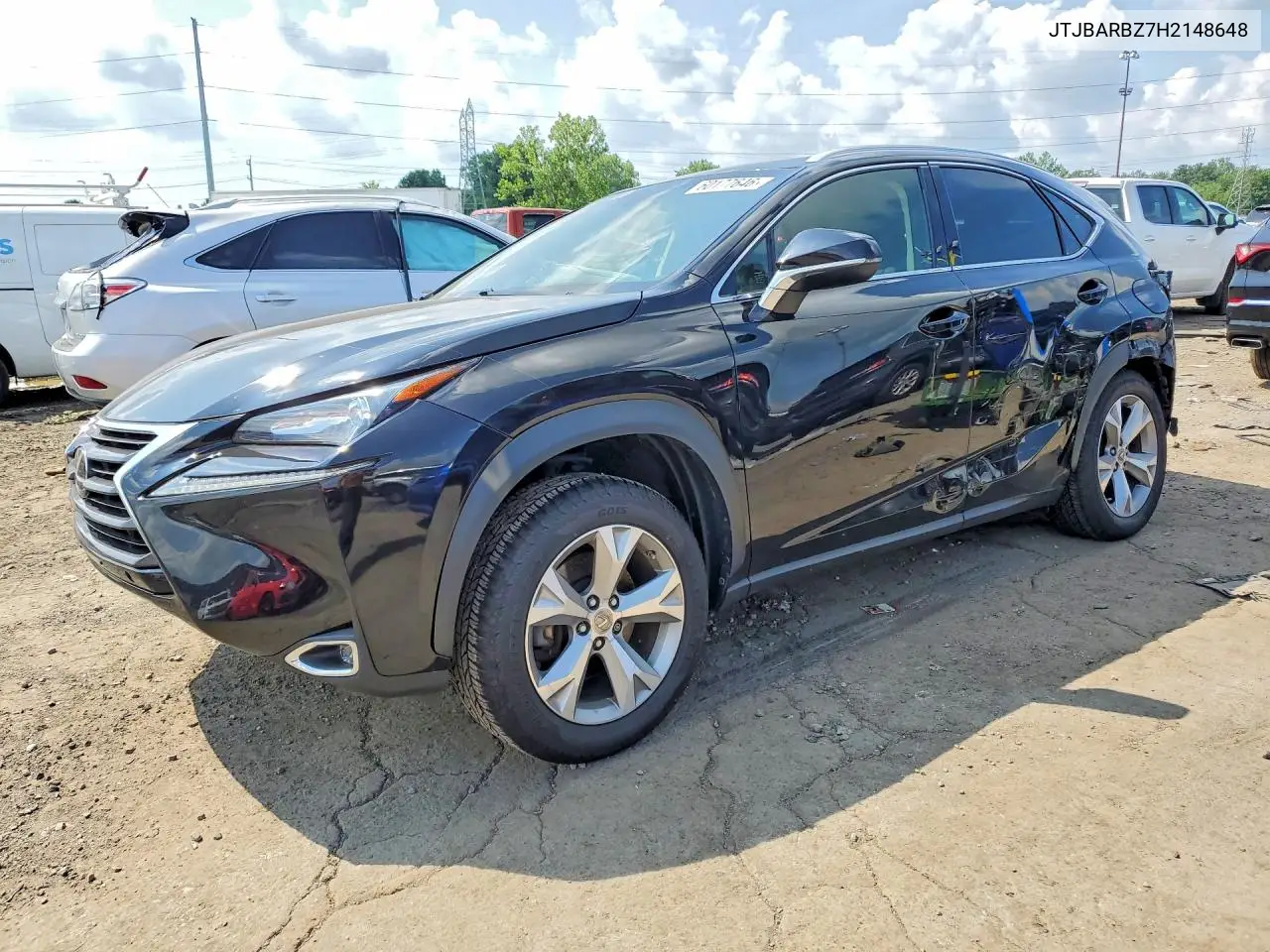 2017 Lexus Nx 200T Base VIN: JTJBARBZ7H2148648 Lot: 60177646