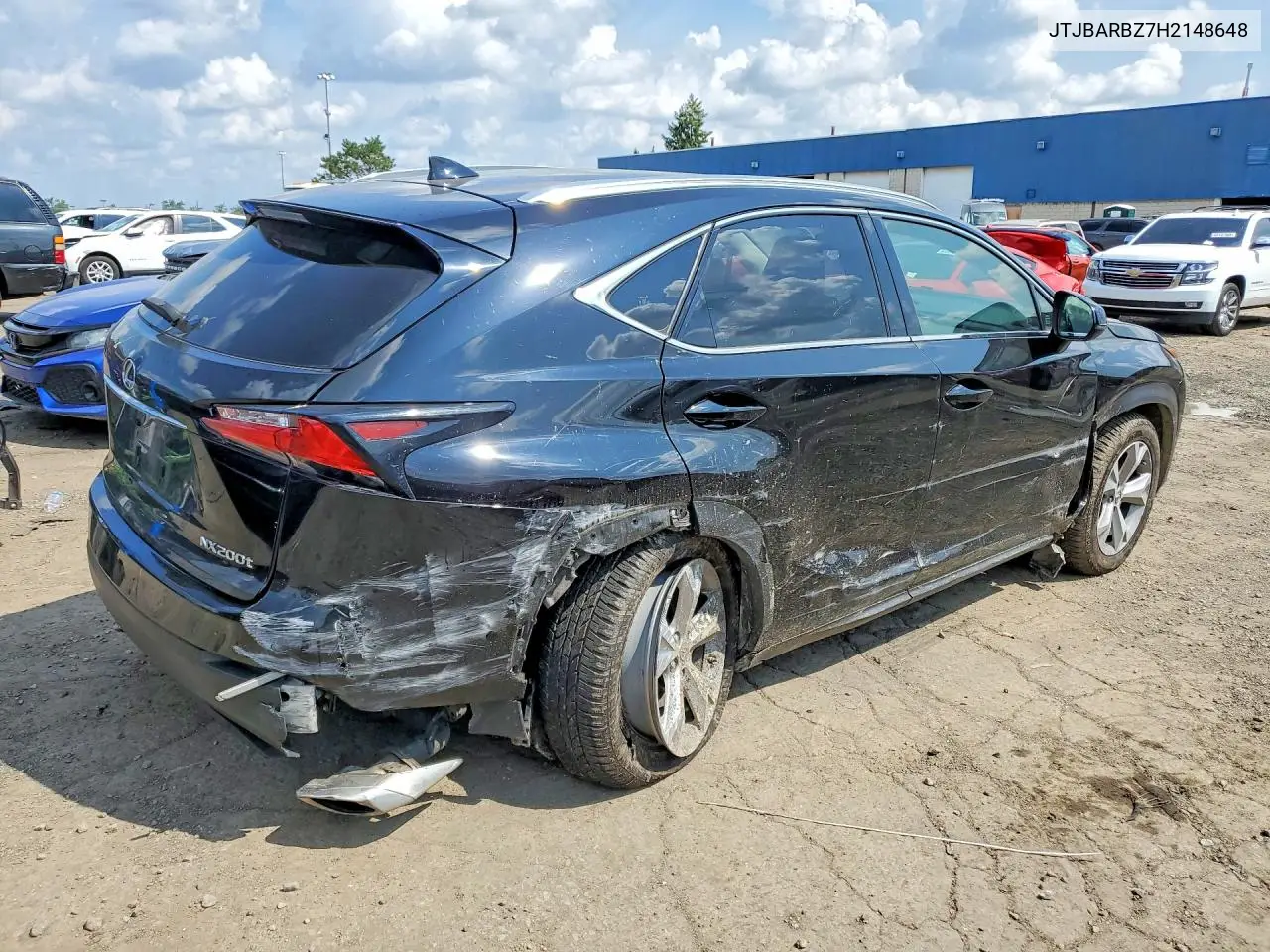 2017 Lexus Nx 200T Base VIN: JTJBARBZ7H2148648 Lot: 60177646