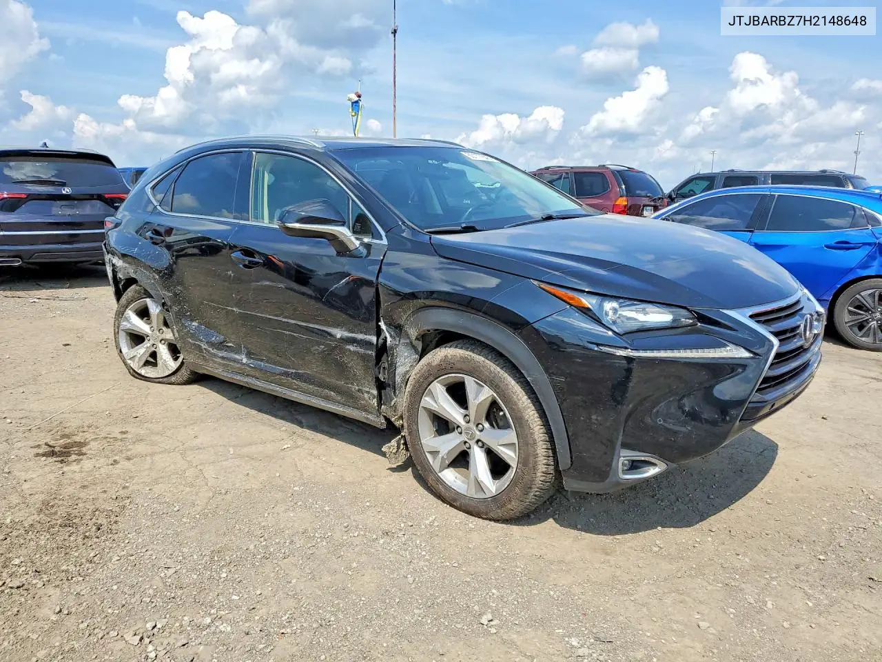 2017 Lexus Nx 200T Base VIN: JTJBARBZ7H2148648 Lot: 60177646