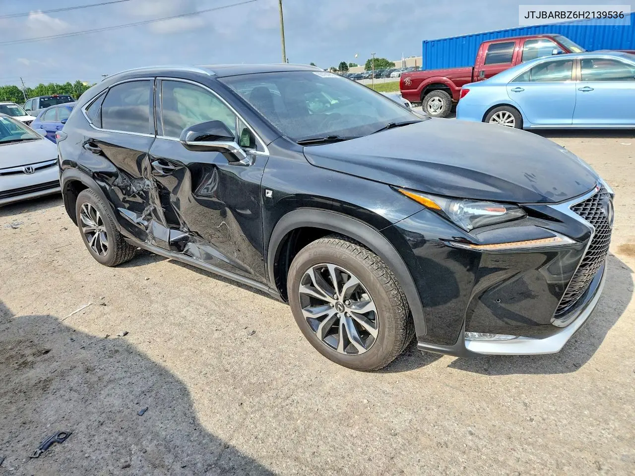 2017 Lexus Nx 200T F Sport VIN: JTJBARBZ6H2139536 Lot: 60184256