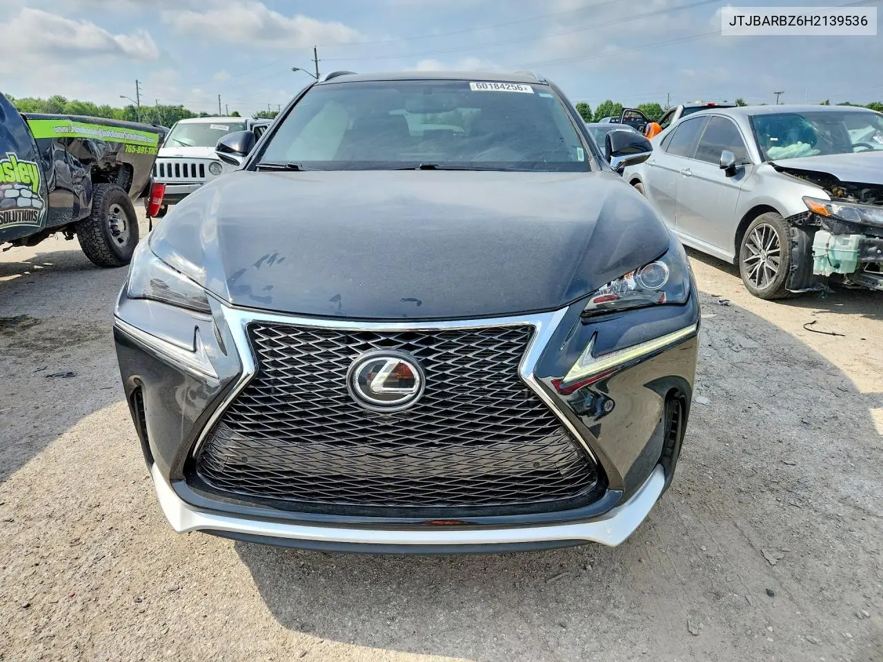 2017 Lexus Nx 200T F Sport VIN: JTJBARBZ6H2139536 Lot: 60184256