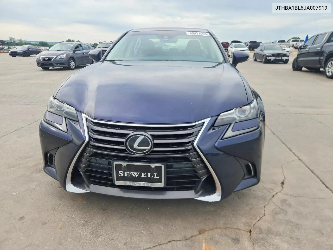 2018 Lexus Gs 300 Base VIN: JTHBA1BL6JA007919 Lot: 53431996