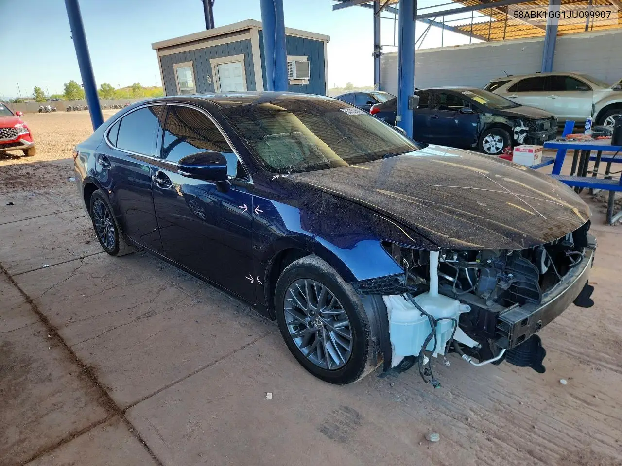 2018 Lexus Es 350 VIN: 58ABK1GG1JU099907 Lot: 54859546