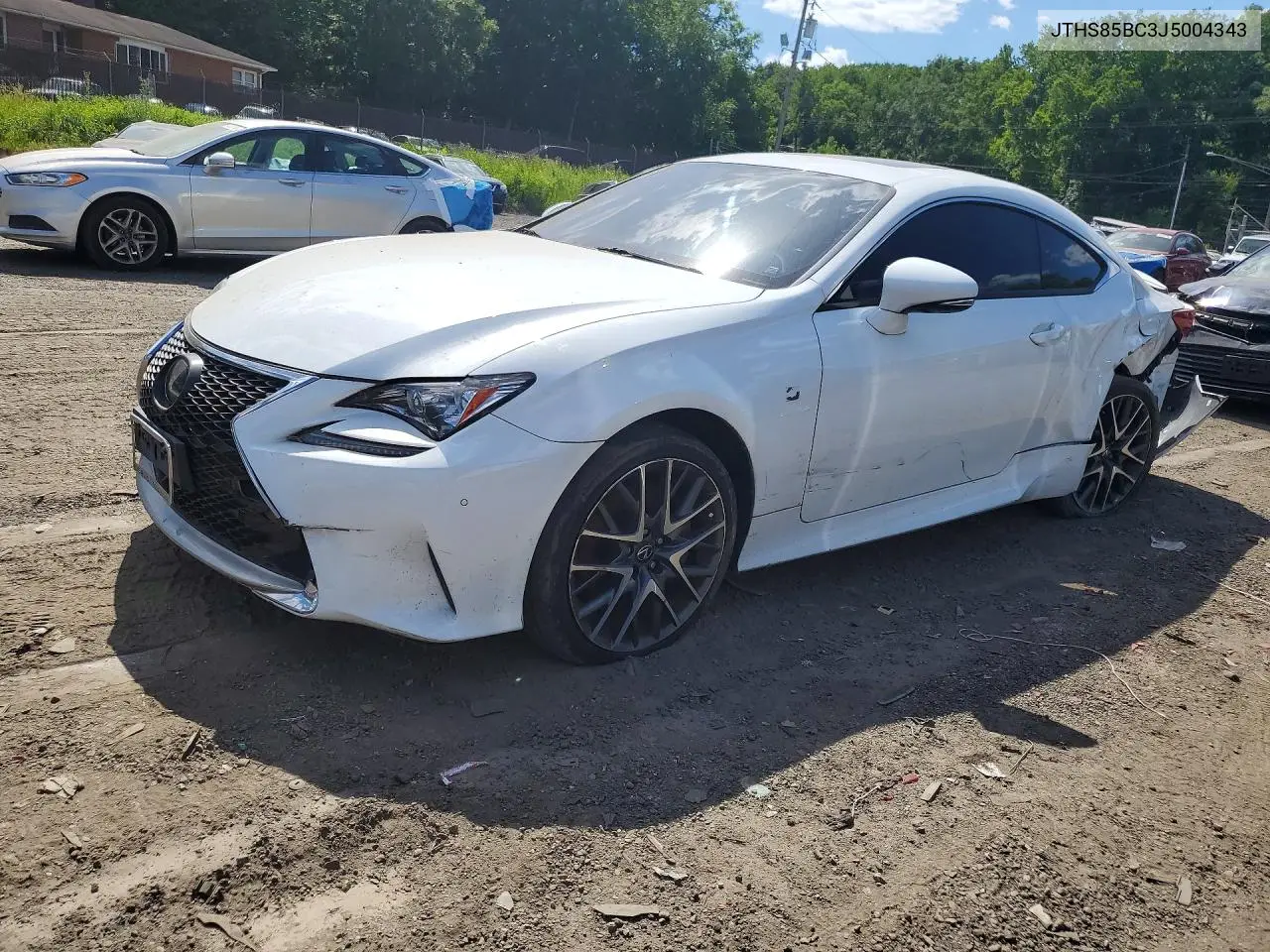 2018 Lexus Rc 300 VIN: JTHS85BC3J5004343 Lot: 55453856