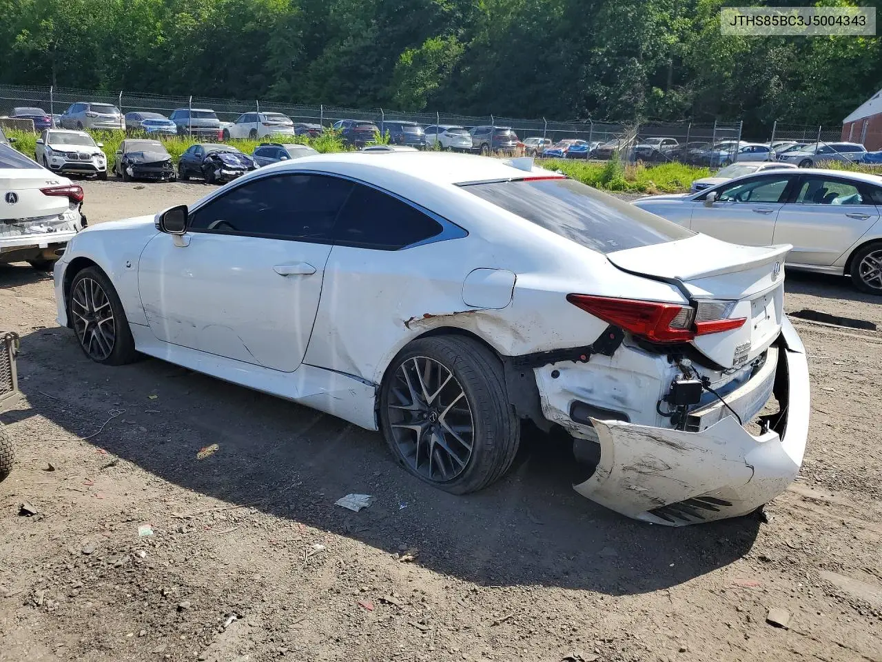 2018 Lexus Rc 300 VIN: JTHS85BC3J5004343 Lot: 55453856