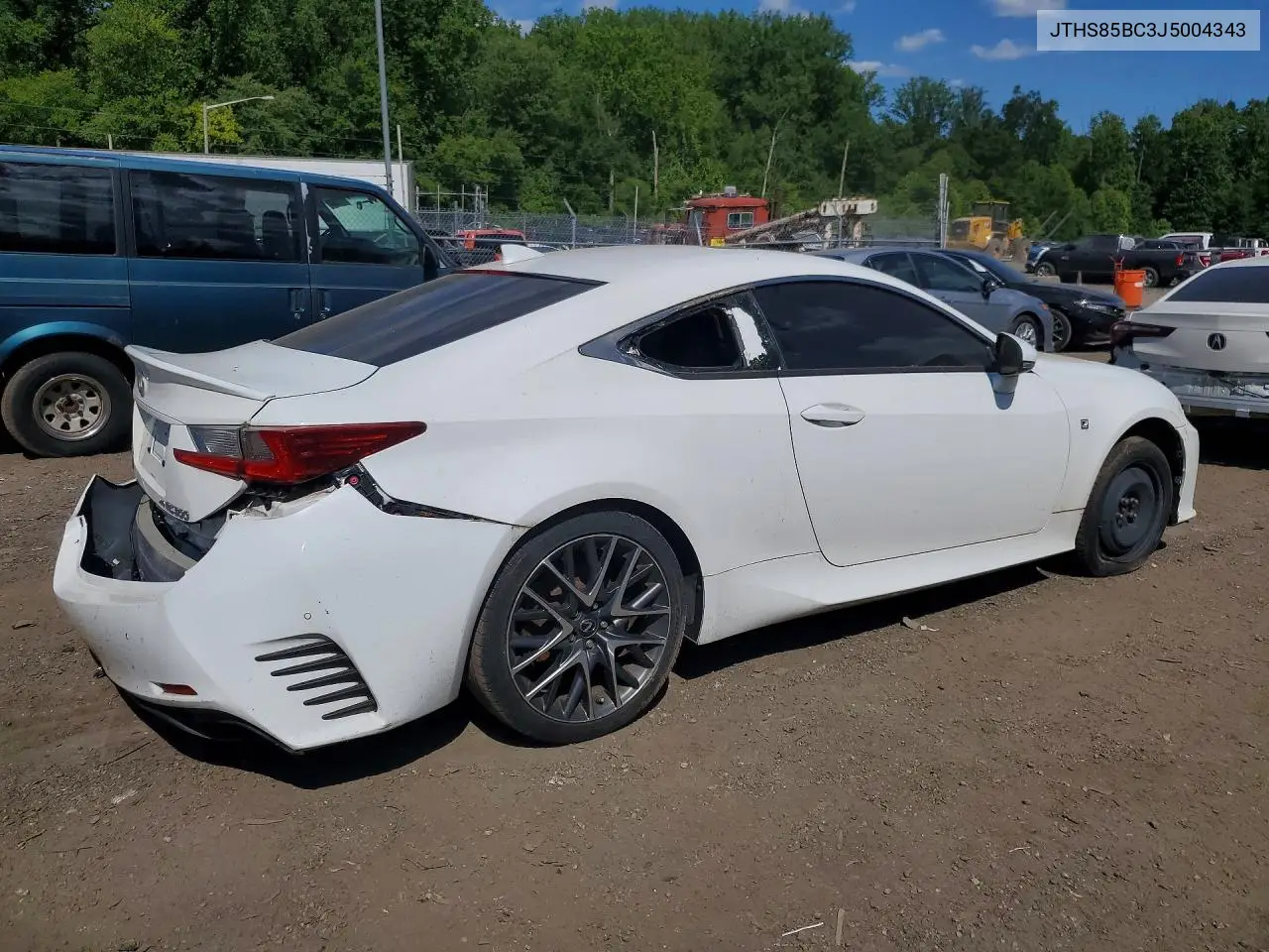 2018 Lexus Rc 300 VIN: JTHS85BC3J5004343 Lot: 55453856