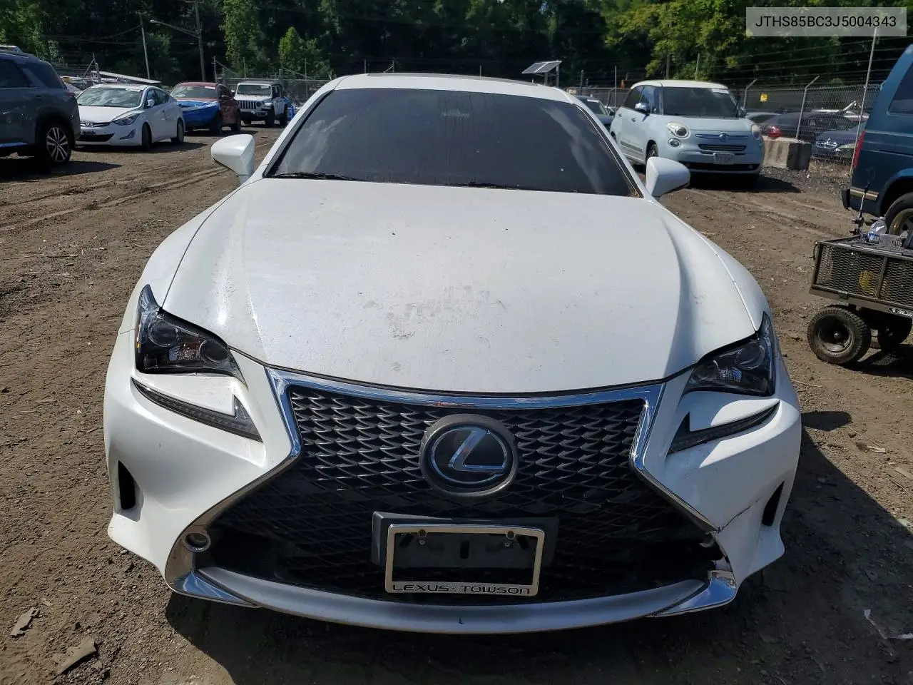 2018 Lexus Rc 300 VIN: JTHS85BC3J5004343 Lot: 55453856