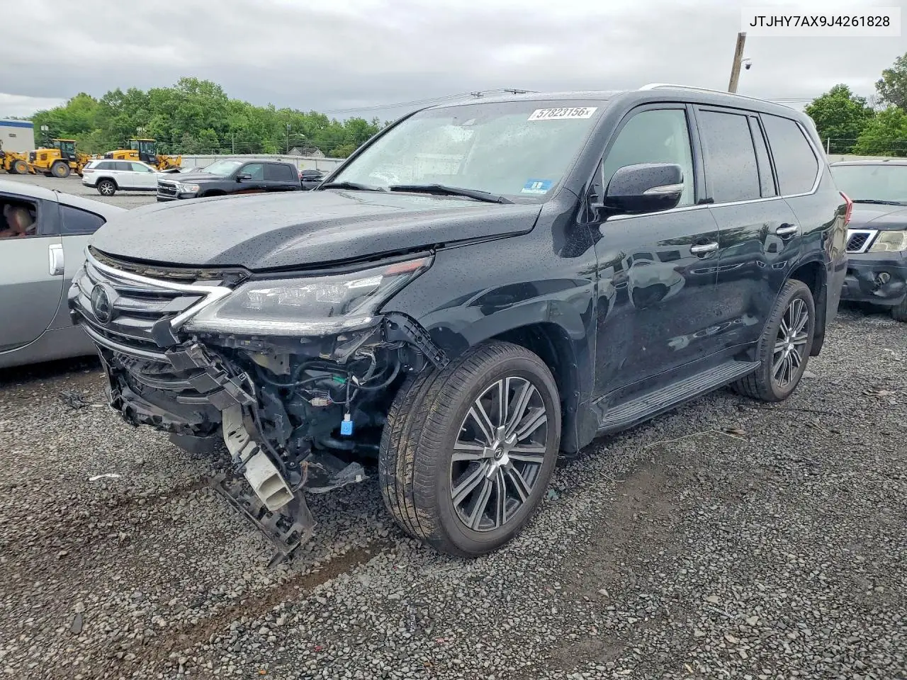 2018 Lexus Lx 570 VIN: JTJHY7AX9J4261828 Lot: 57823156