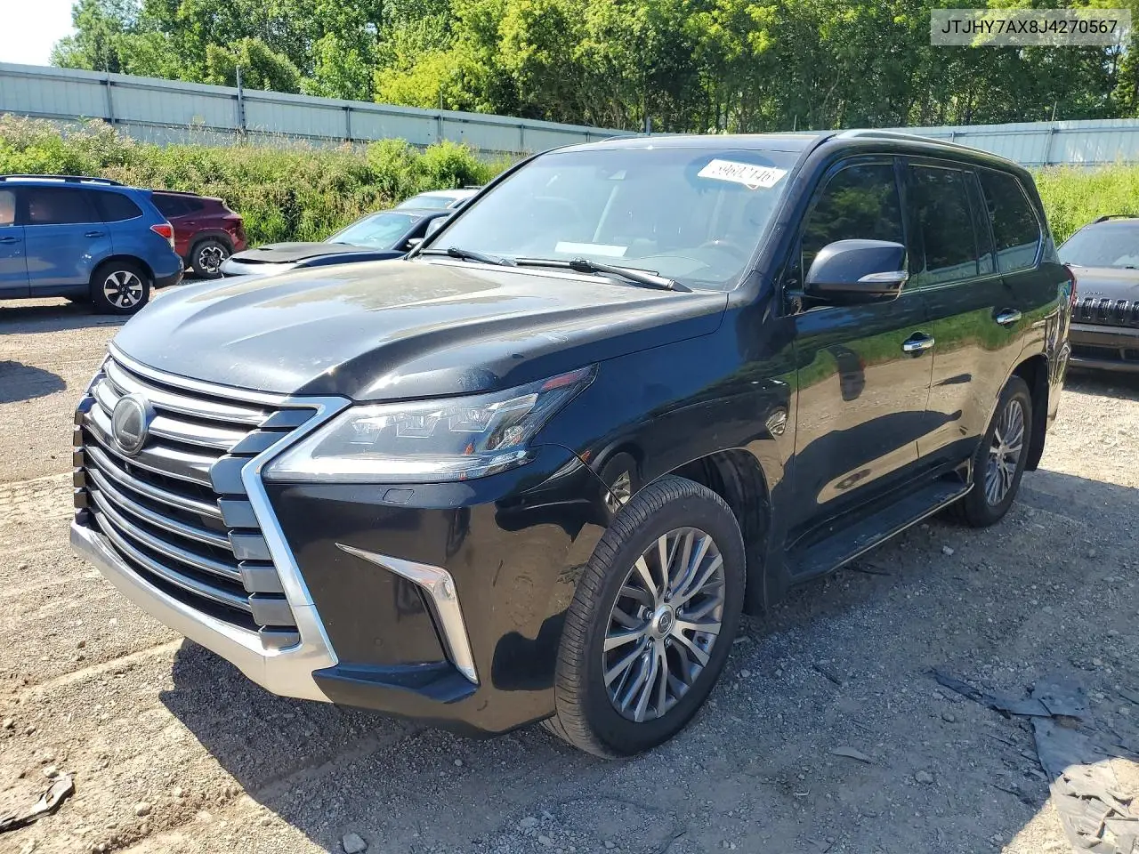 2018 Lexus Lx 570 VIN: JTJHY7AX8J4270567 Lot: 59602146