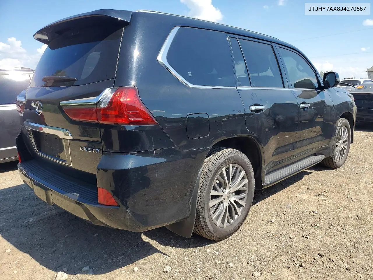2018 Lexus Lx 570 VIN: JTJHY7AX8J4270567 Lot: 59602146