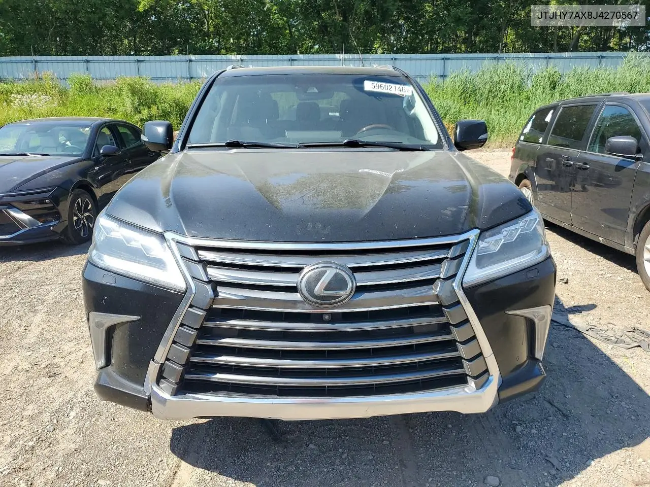 2018 Lexus Lx 570 VIN: JTJHY7AX8J4270567 Lot: 59602146